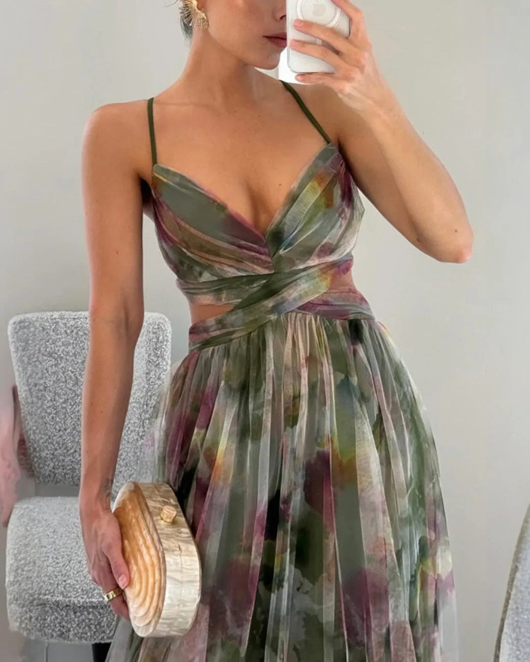 Giselle™ | Maxi Vestido Floral Encantador
