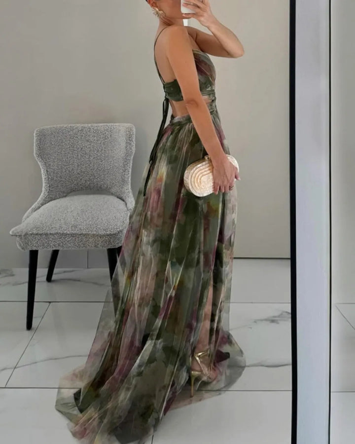 Giselle™ | Maxi Vestido Floral Encantador