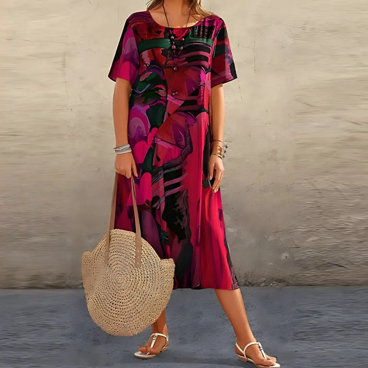 Orla – Vestido Floral Cómodo
