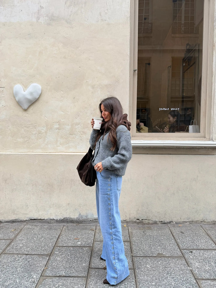Iris™ | Jeans con anillos de mezclilla