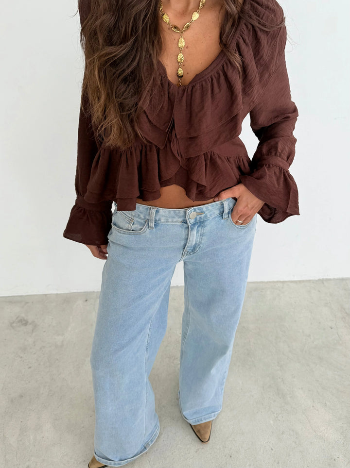 Marisol™ | Vaqueros de tiro bajo