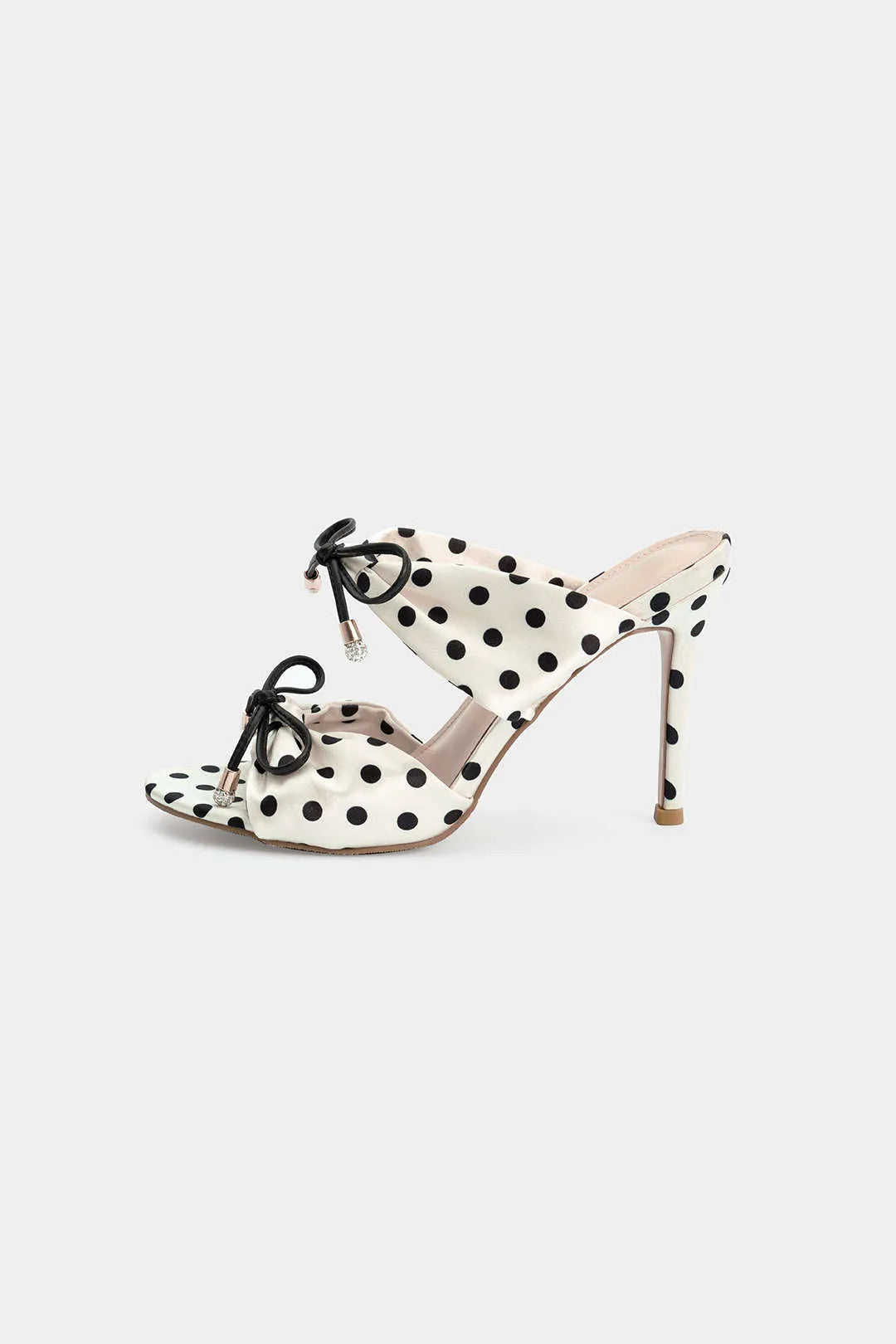 Polka™ | Tacones con Lazo de Lunares