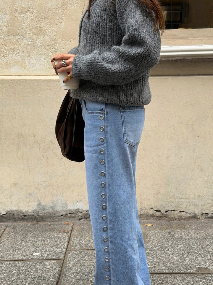Iris™ | Jeans con anillos de mezclilla