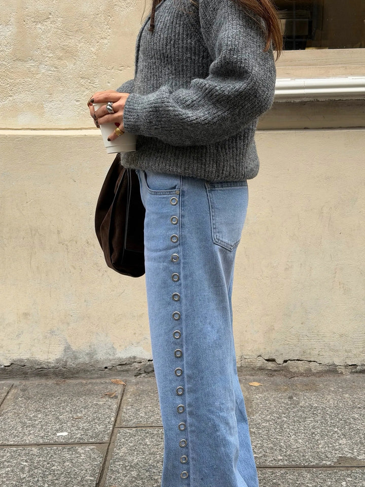 Iris™ | Jeans con anillos de mezclilla