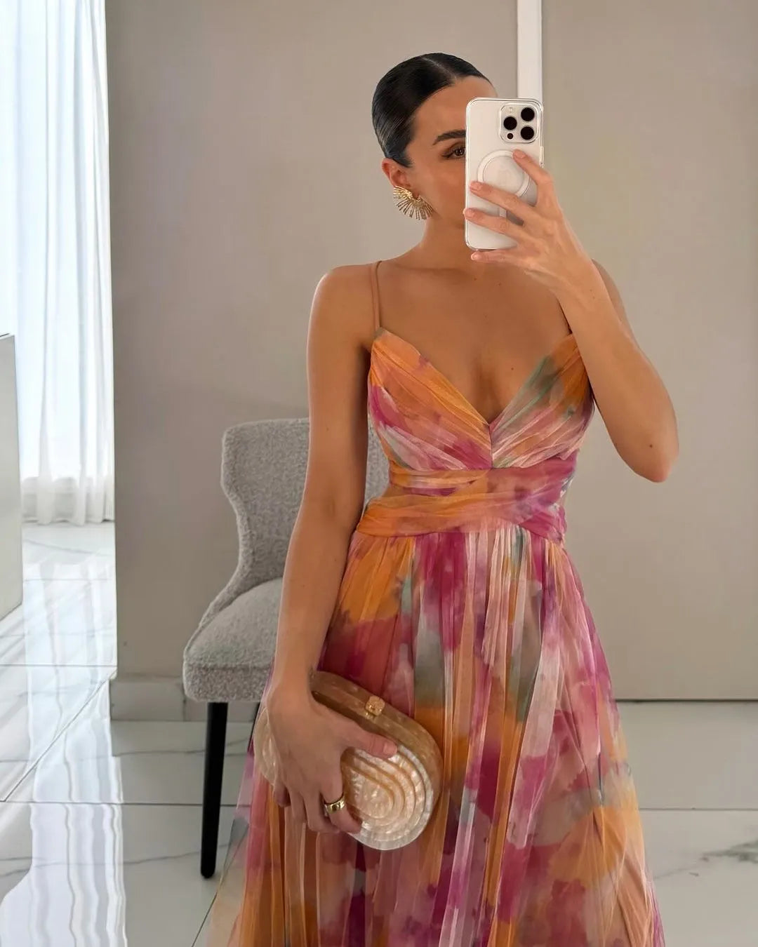 Giselle™ | Maxi Vestido Floral Encantador