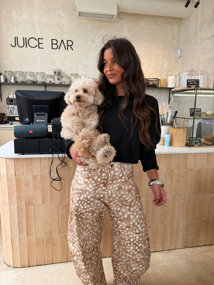 Ivona™ | Pantalones globo con estampado de Bambi
