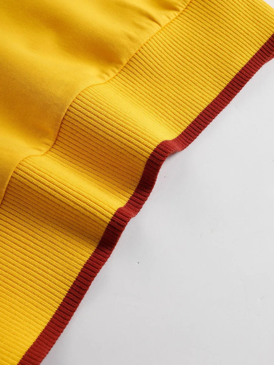 Priscilla™ | Conjunto Deportivo Elegante: Sudadera Media Cremallera y Pantalón Ancho