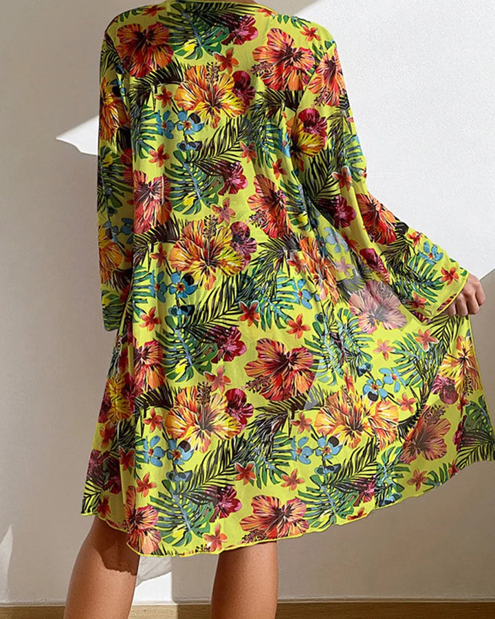 Filomena™ | Bikini con falda floral
