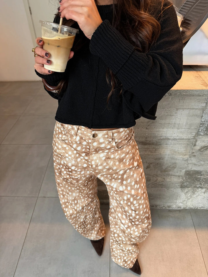 Ivona™ | Pantalones globo con estampado de Bambi