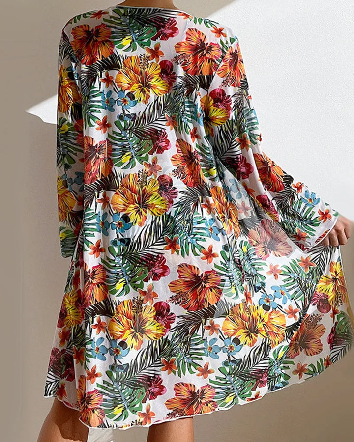 Filomena™ | Bikini con falda floral