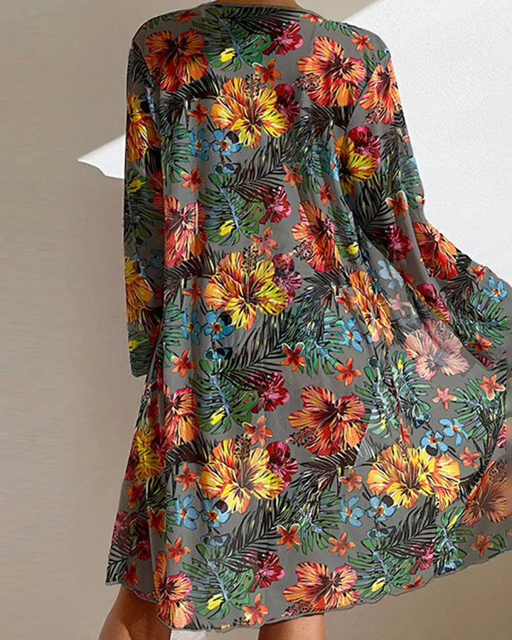 Filomena™ | Bikini con falda floral