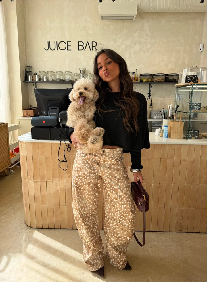 Ivona™ | Pantalones globo con estampado de Bambi