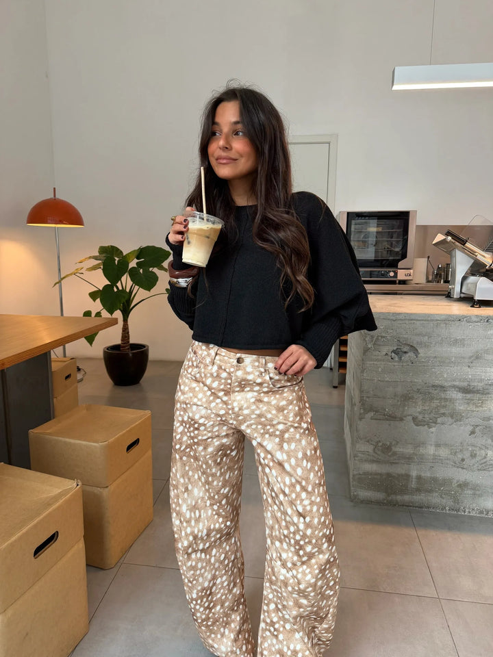 Ivona™ | Pantalones globo con estampado de Bambi