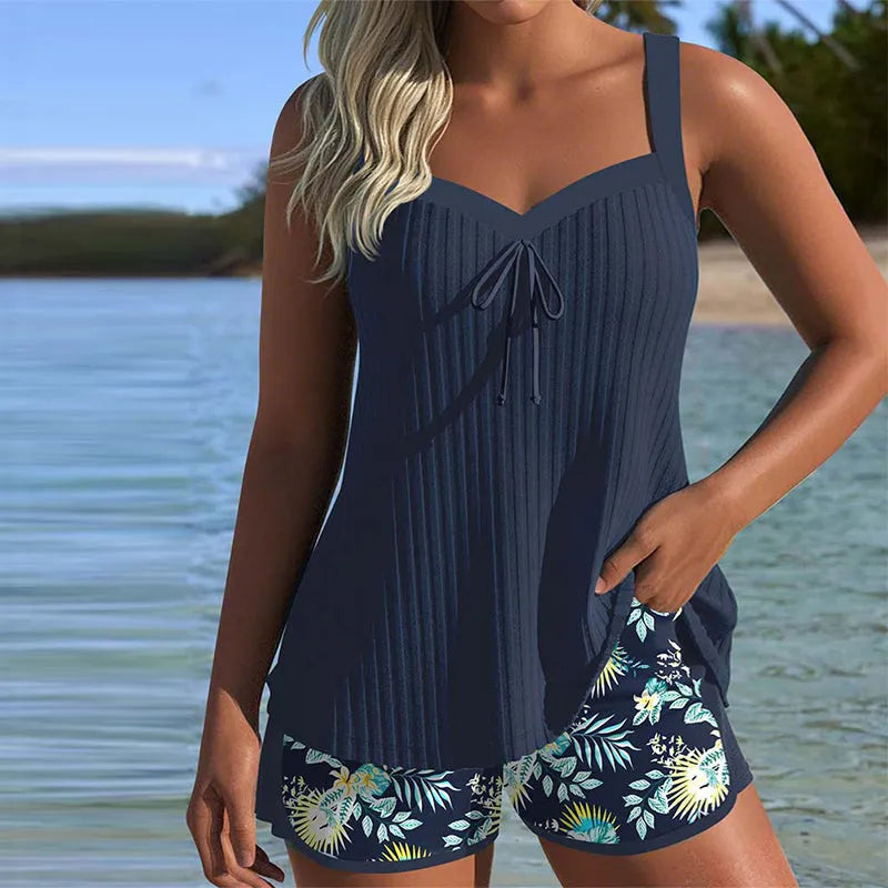 Valentina | Tankini Rayato Corto