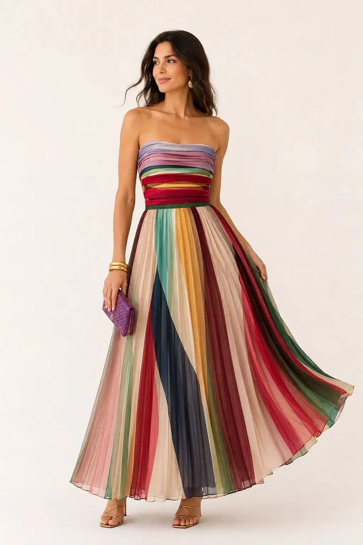 Alina™ | Vestido Largo Palabra de Honor