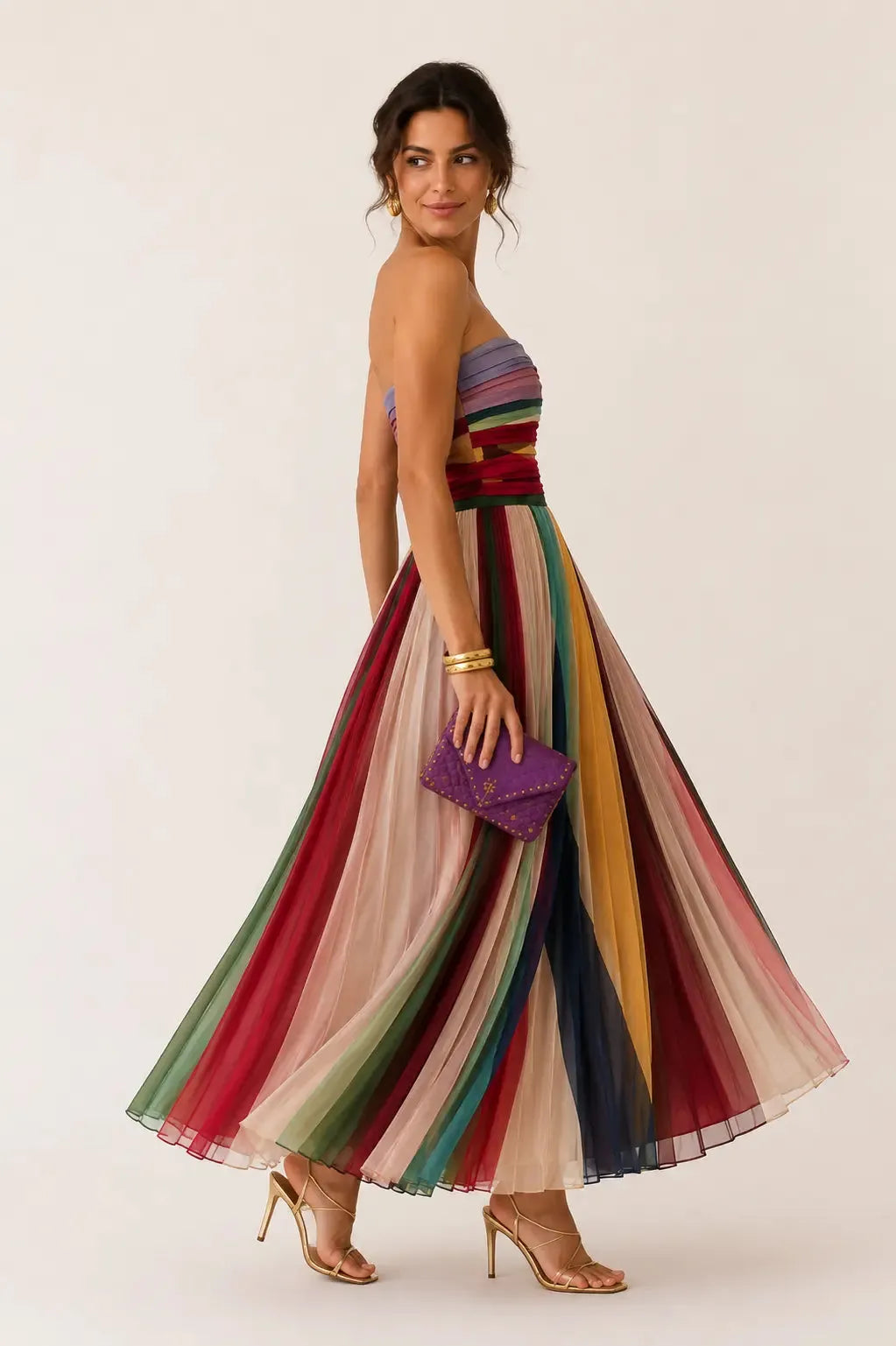 Alina™ | Vestido Largo Palabra de Honor