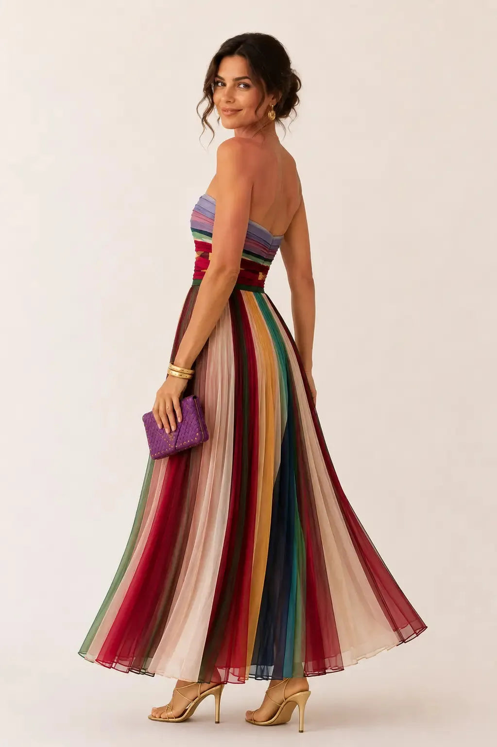 Alina™ | Vestido Largo Palabra de Honor