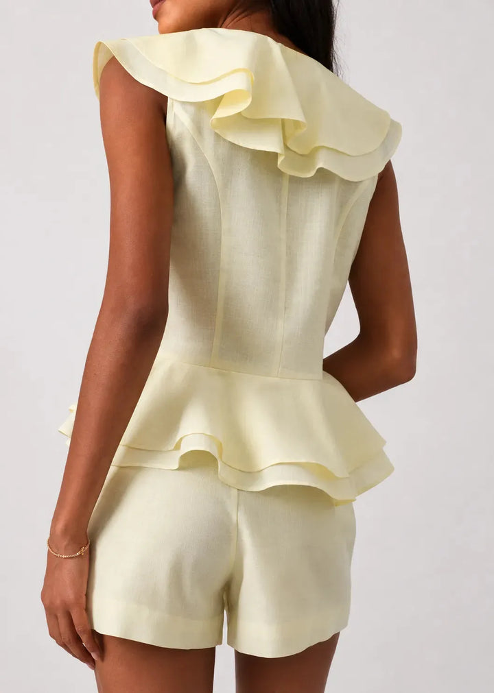 Liora™ | Conjunto Top y Falda con Volante