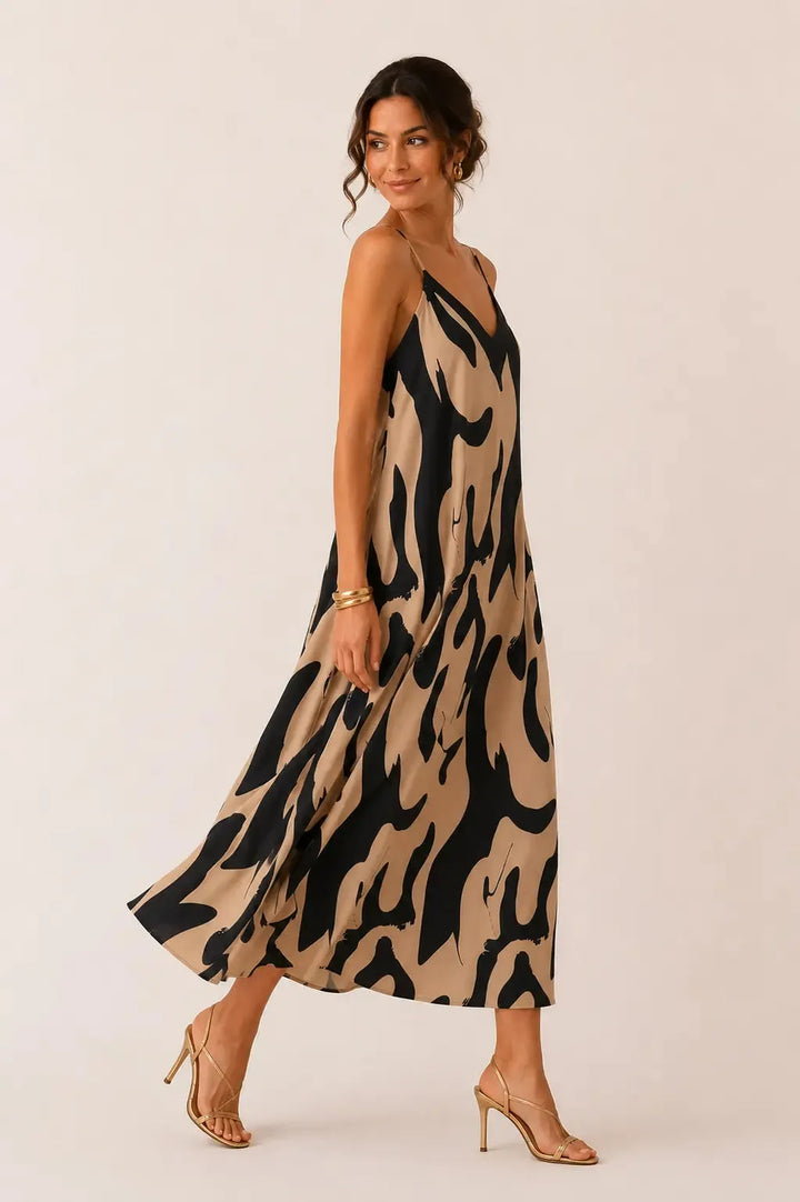 Carlota™ | Vestido Largo Fluido de Verano