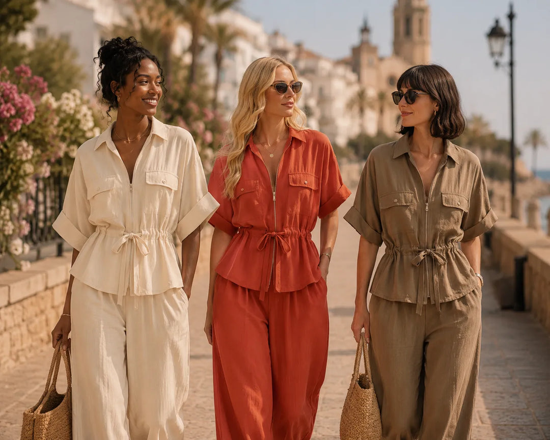 Capri™ | Conjunto de camisa y pantalón