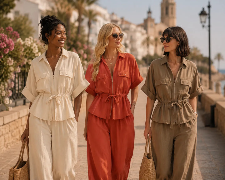 Capri™ | Conjunto de camisa y pantalón