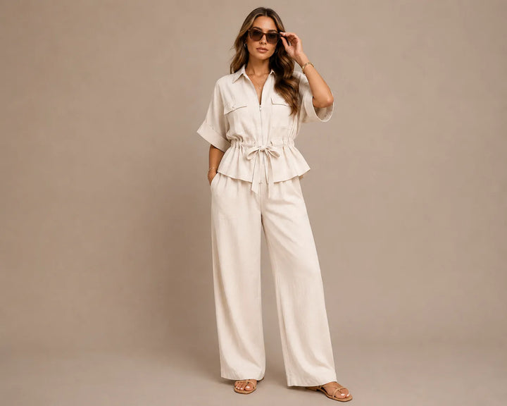 Capri™ | Conjunto de camisa y pantalón
