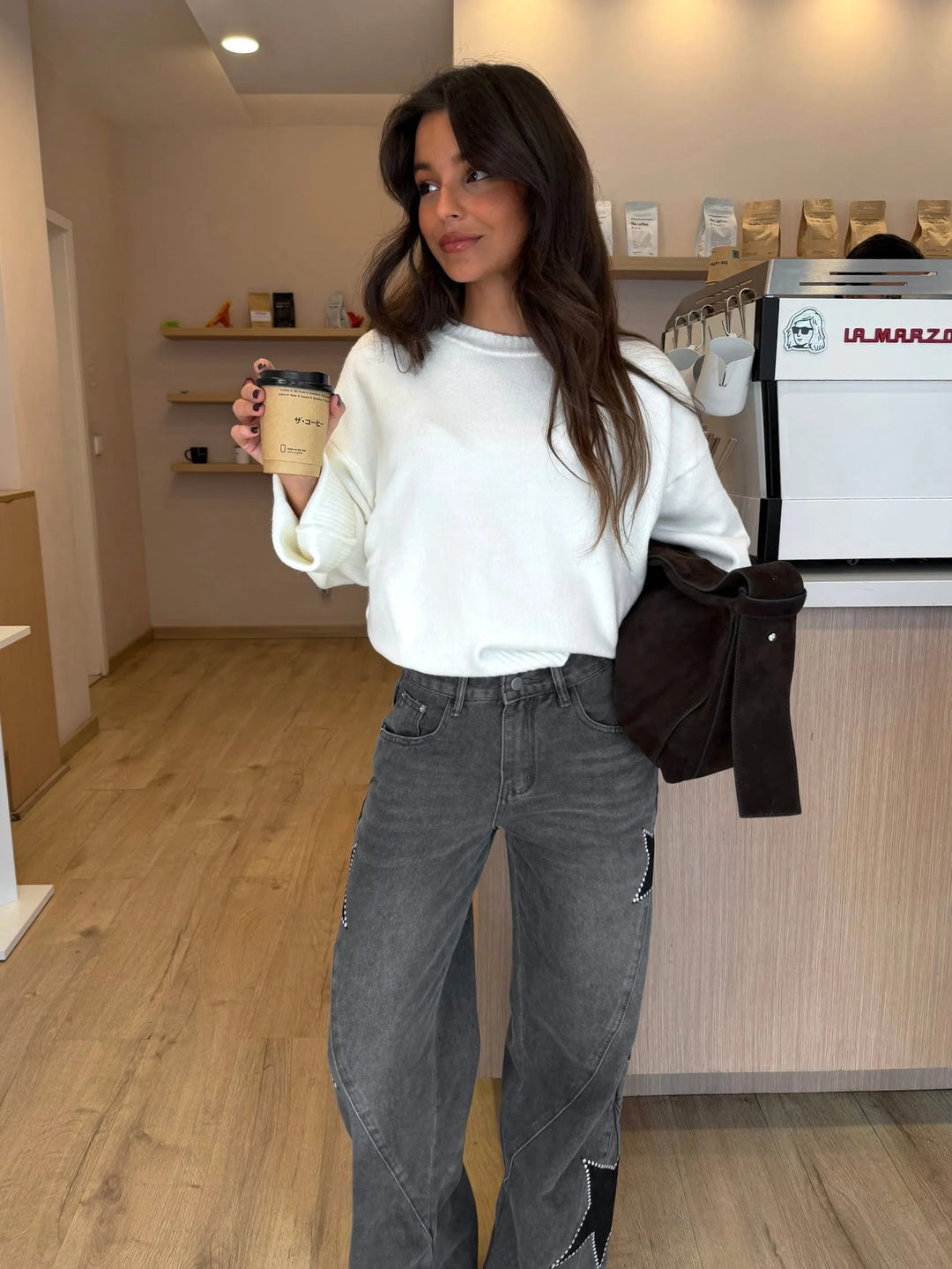 Nayara™ | Vaqueros de denim Star en gris
