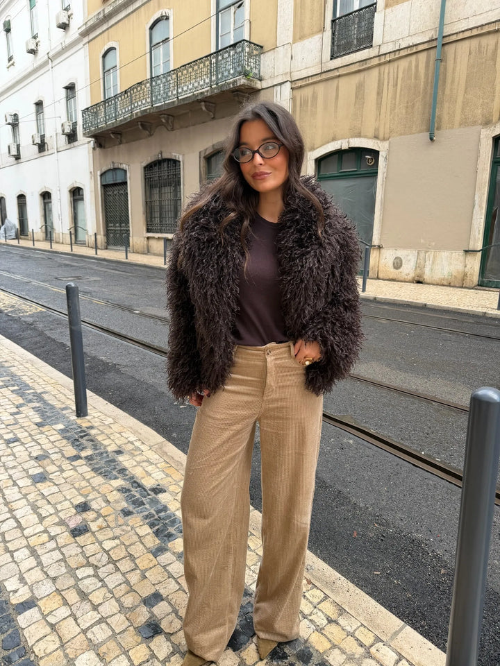 Nadia™ | Pantalones de pana en beige