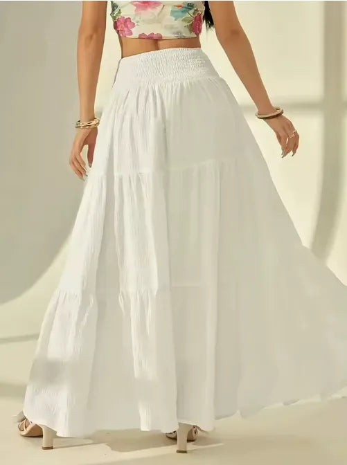 Bianca™ | Falda Maxi Boho de Capas