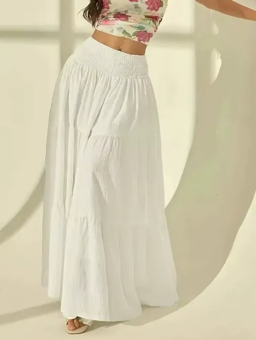Bianca™ | Falda Maxi Boho de Capas