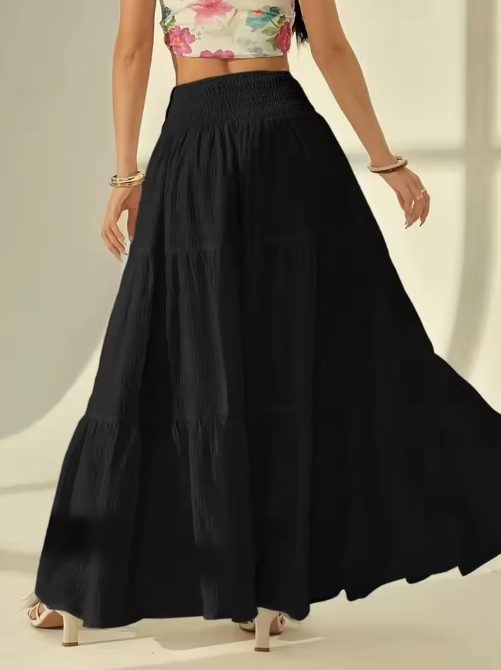 Bianca™ | Falda Maxi Boho de Capas