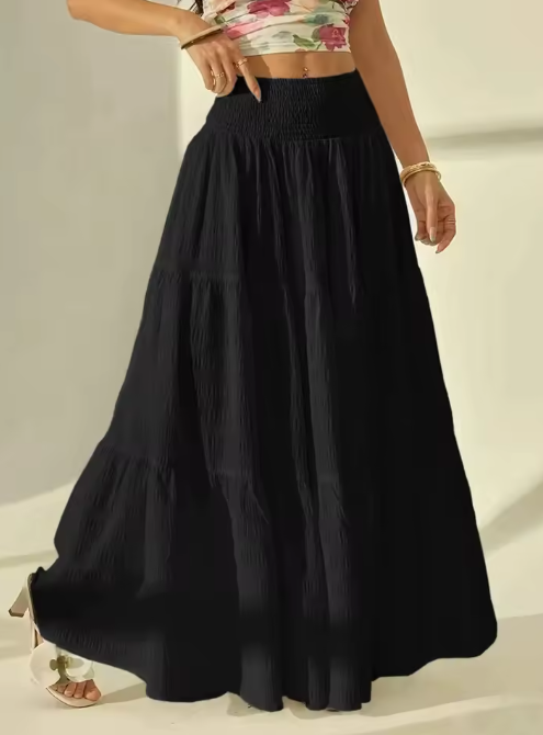 Bianca™ | Falda Maxi Boho de Capas