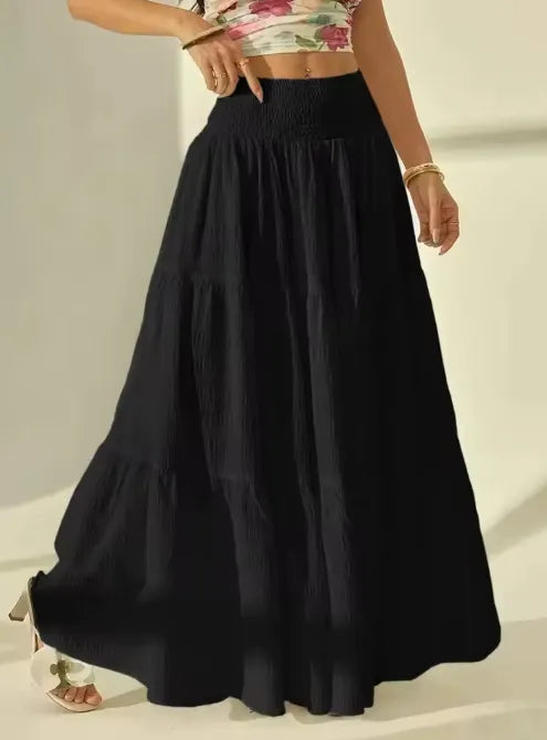Bianca™ | Falda Maxi Boho de Capas