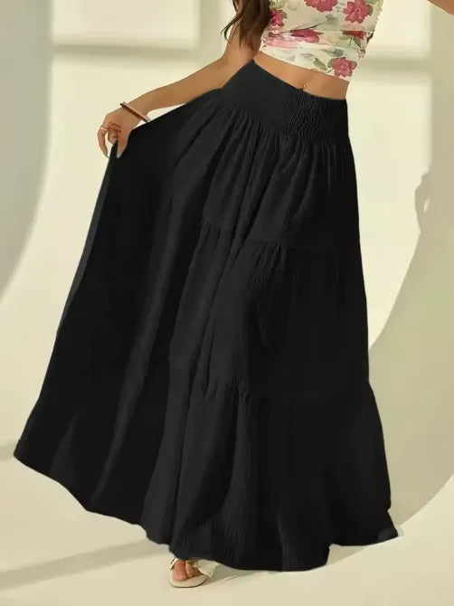 Bianca™ | Falda Maxi Boho de Capas