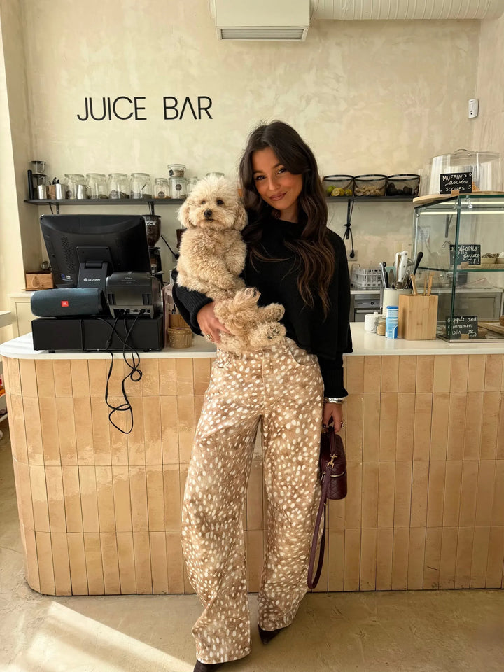 Ivona™ | Pantalones globo con estampado de Bambi
