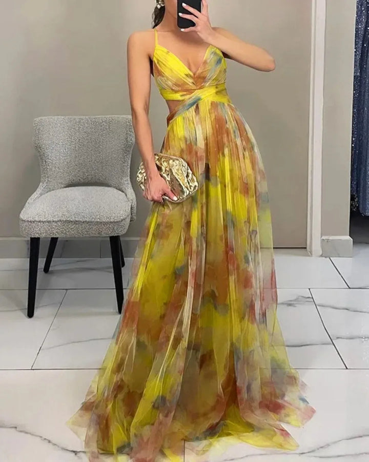 Giselle™ | Maxi Vestido Floral Encantador