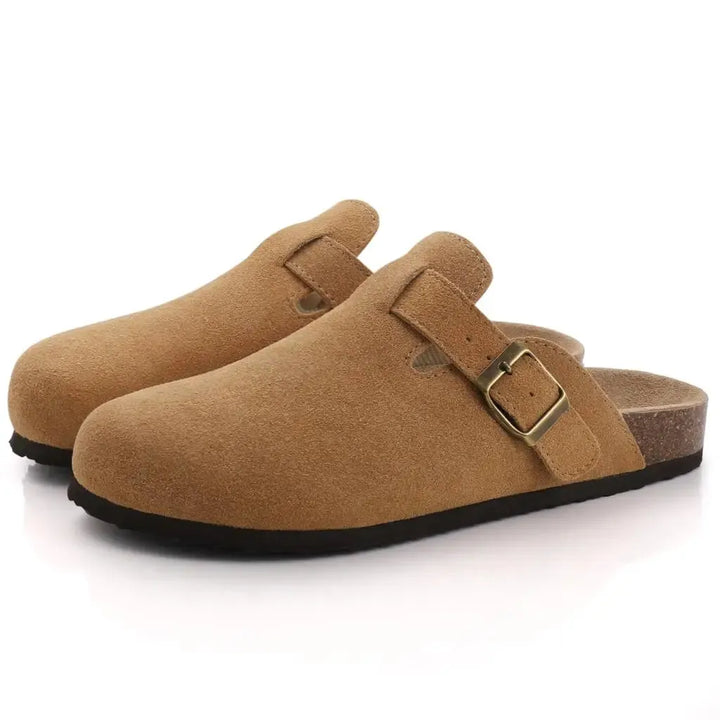 Elsie™ | Zuecos de Ante Multicolor
