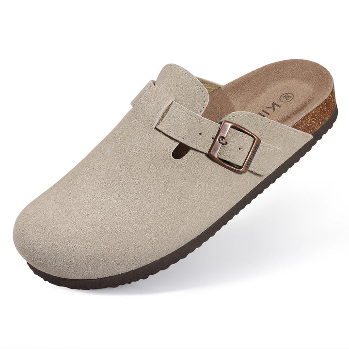 Elsie™ | Zuecos de Ante Multicolor