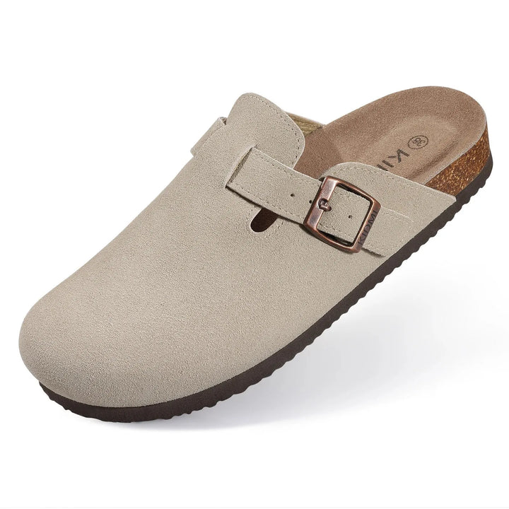 Elsie™ | Zuecos de Ante Multicolor