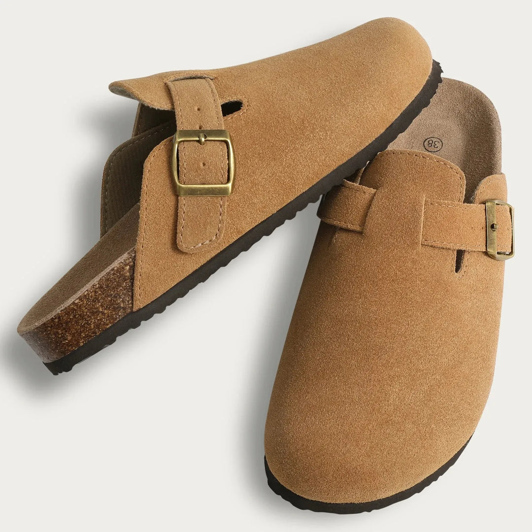 Elsie™ | Zuecos de Ante Multicolor