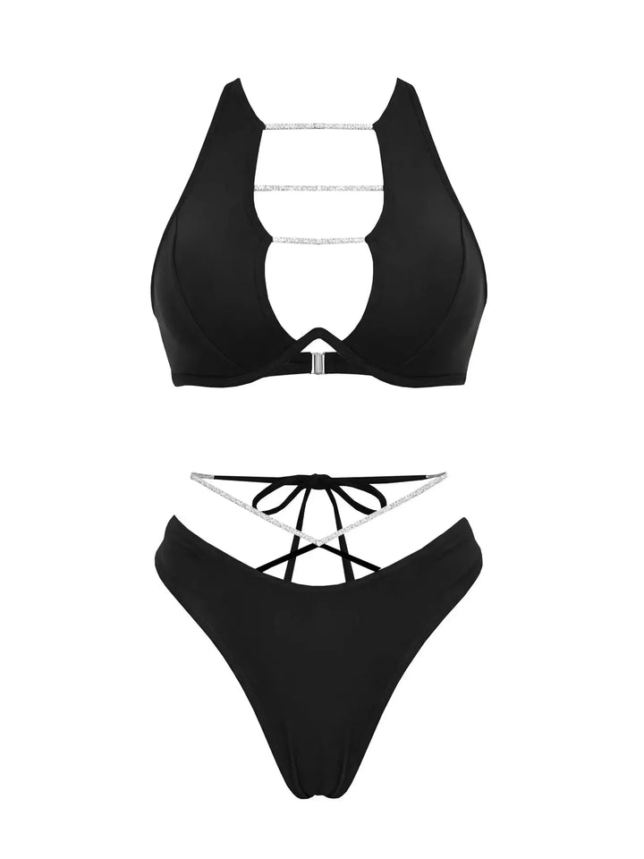 Noiré™ | Bikini negro de lujo