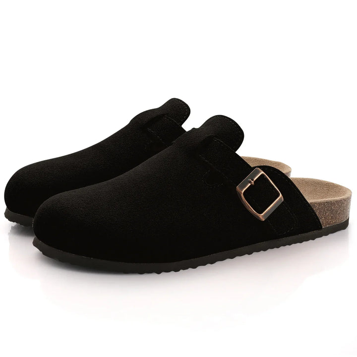 Elsie™ | Zuecos de Ante Multicolor