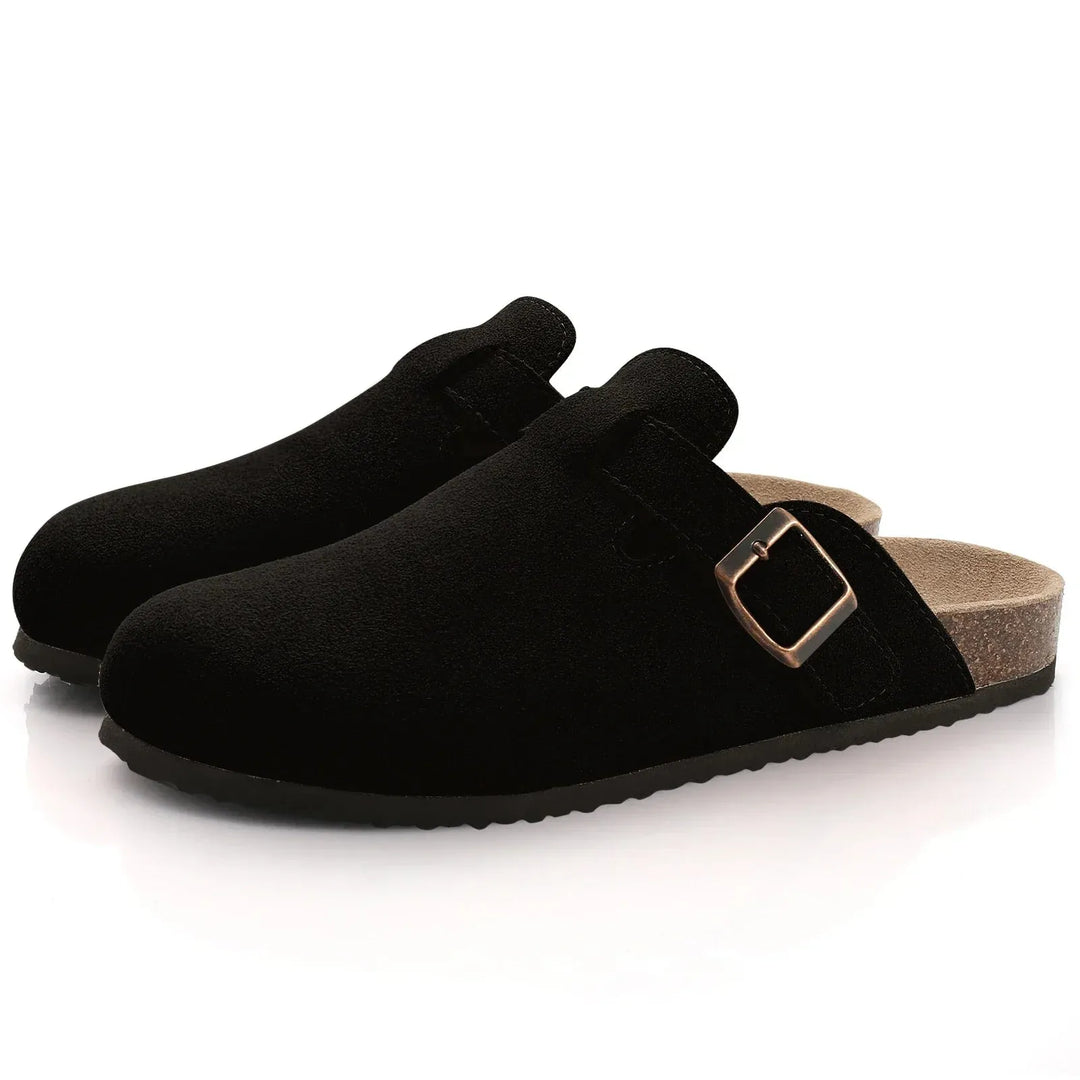 Elsie™ | Zuecos de Ante Multicolor