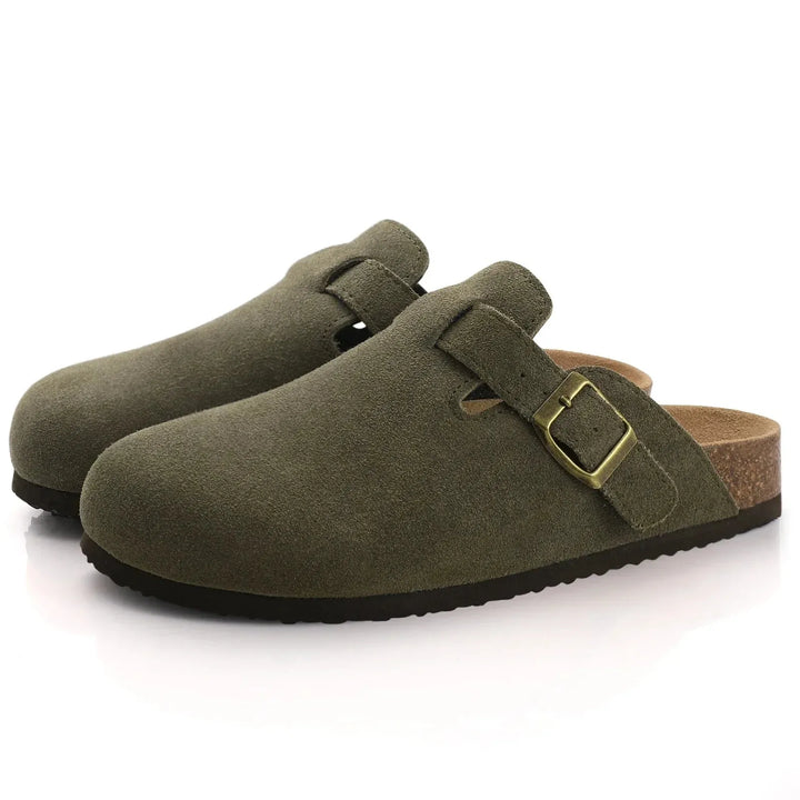 Elsie™ | Zuecos de Ante Multicolor