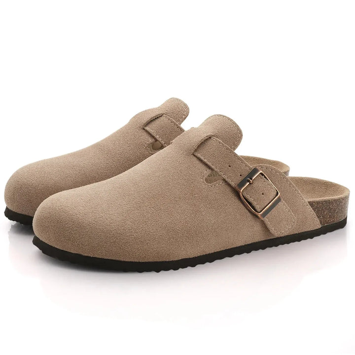 Elsie™ | Zuecos de Ante Multicolor