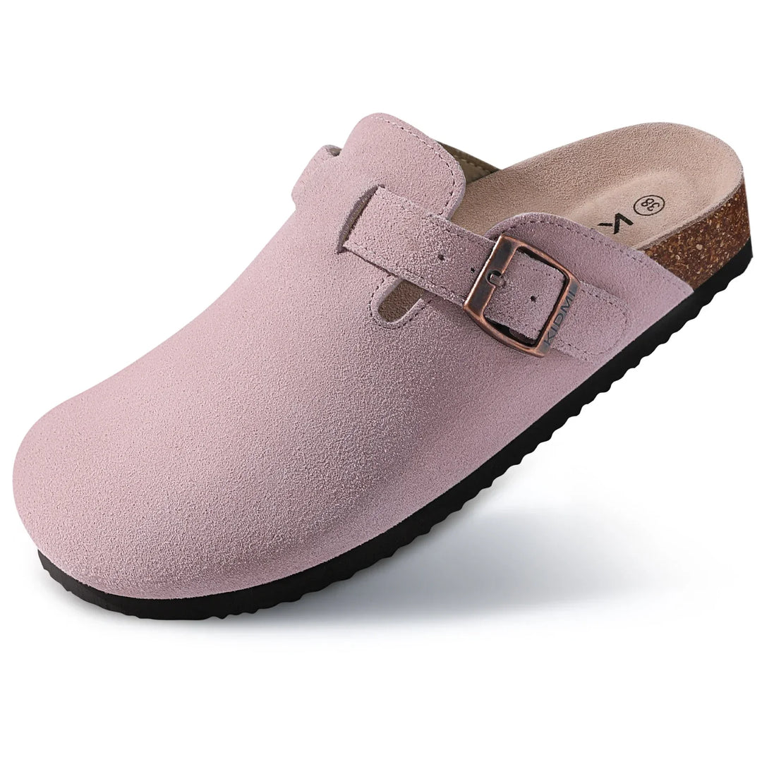 Elsie™ | Zuecos de Ante Multicolor