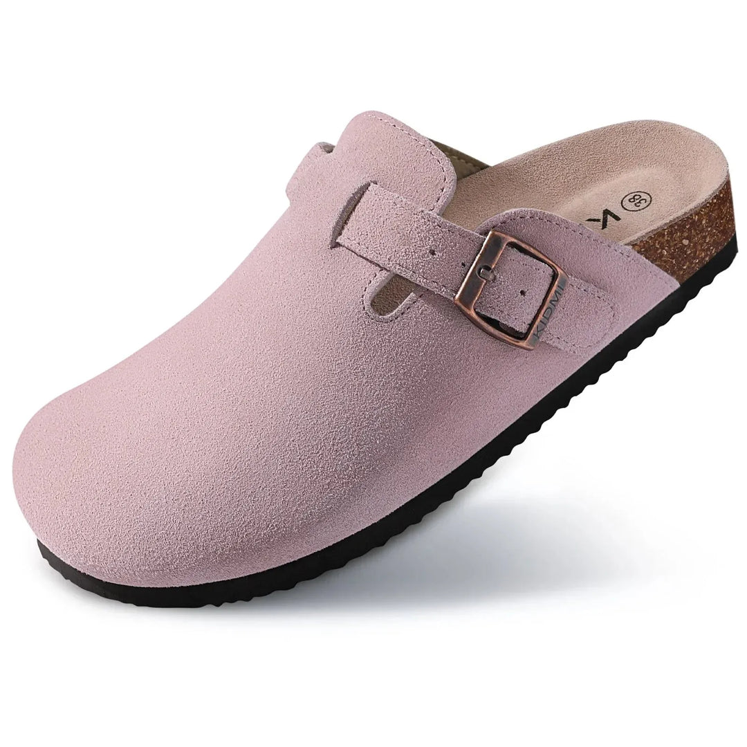 Elsie™ | Zuecos de Ante Multicolor
