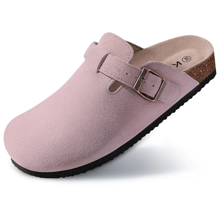 Elsie™ | Zuecos de Ante Multicolor