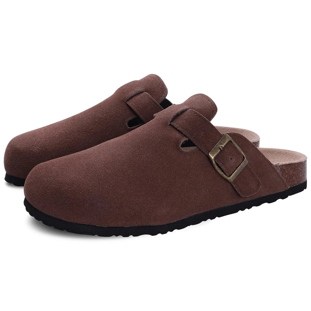 Elsie™ | Zuecos de Ante Multicolor