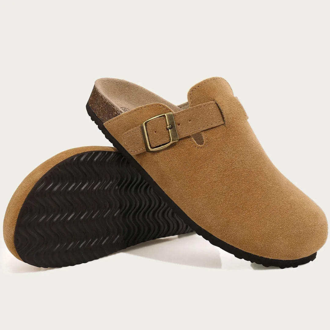Elsie™ | Zuecos de Ante Multicolor